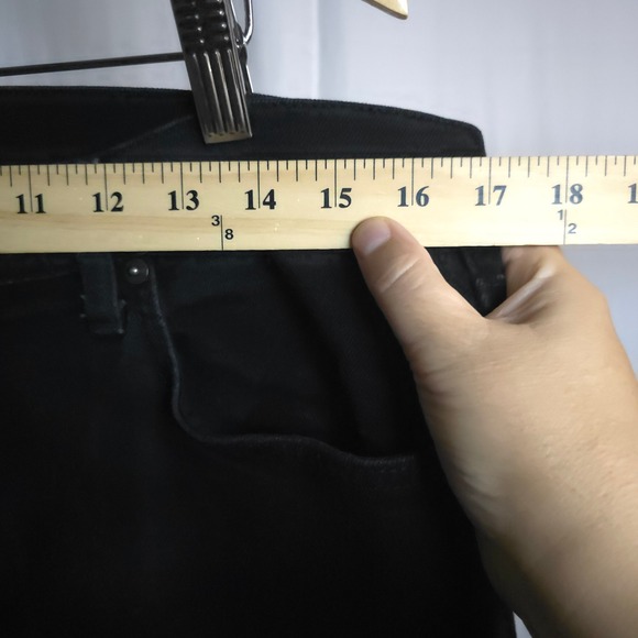 Reformation Candice High Rise Bootcut Jeans Black Size 14 Sustainable Denim - Picture 6 of 10